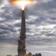 Illustration for article titled A Beautiful View of Endeavour Breaking the Sky